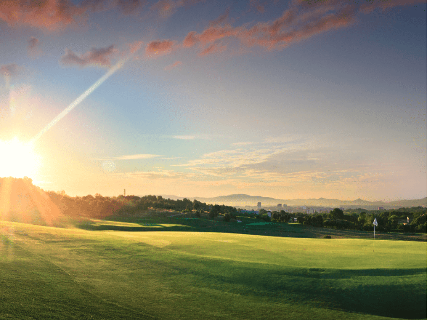 Image of a green of the golf coursern