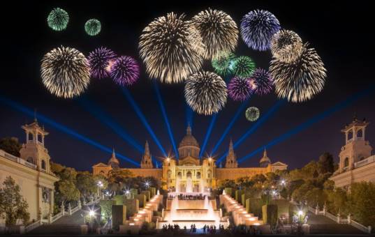 Montjuic – Barcelona new year’s eve – Barcelona Christmas